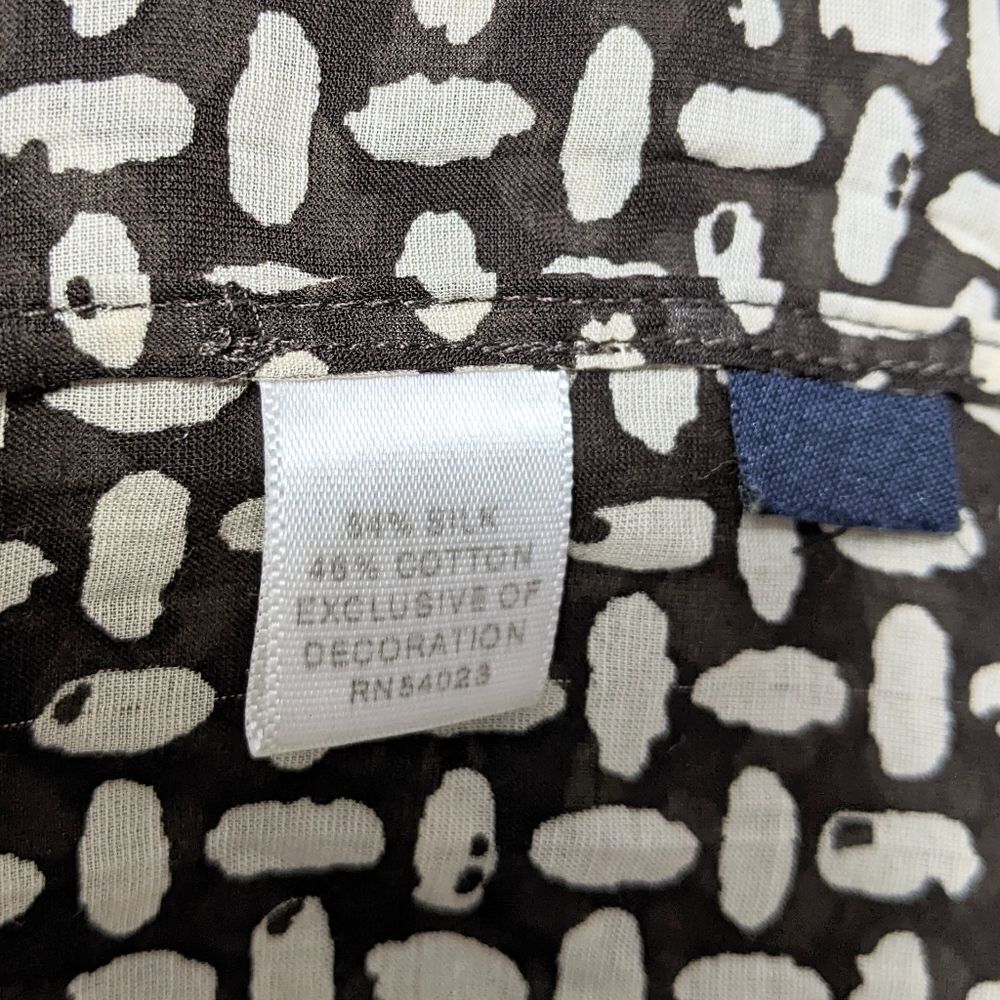 BANANA REPUBLIC Silk Cotton Sheer Midi Dress 4 - Picture 6 of 7